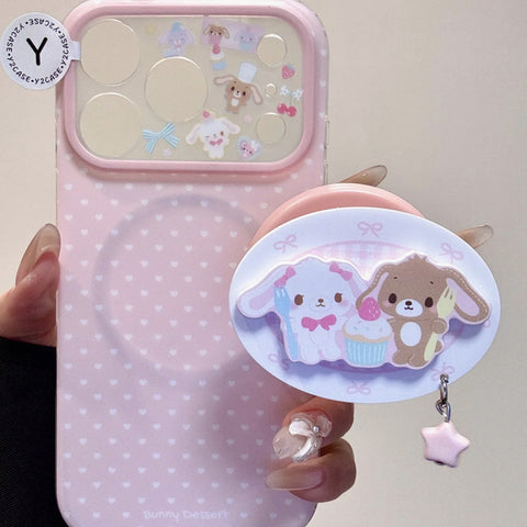 ［サンリオ］シュガーバニーズ  iPhone ケース 14 15 16 17【5322JT】