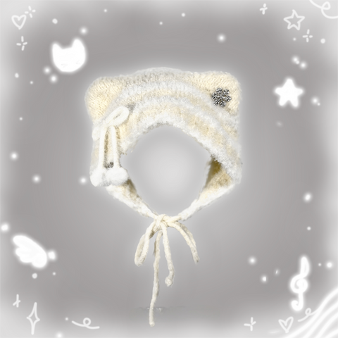 ［ファッション］サブカル 猫耳 ニット 帽子【5Z38JQ】