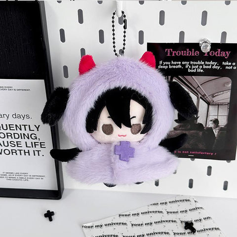 ［ぬい服］10cm 無属性 ぬいぐるみ用 お洋服【恶魔斗篷】