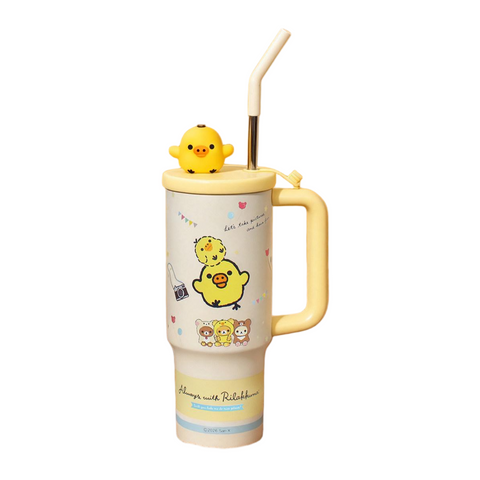 ［キャラグッズ］リラックマ 正規品 ボトル 保温保冷 970ml【KLIOLD】