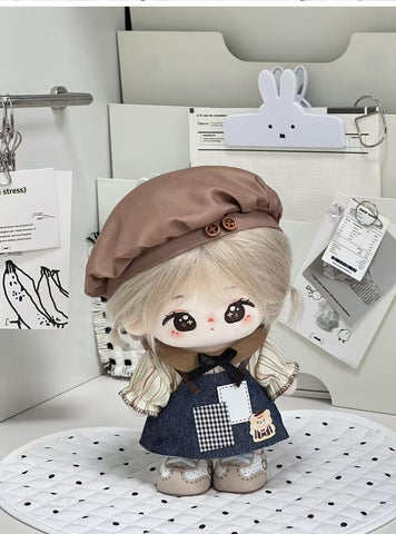 ［ぬい服］20cm 無属性 ぬいぐるみ用 お洋服【焦糖】