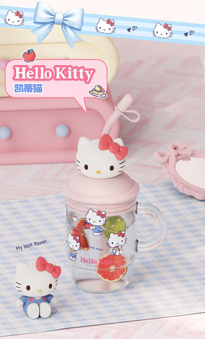 ［サンリオ］ガラス タンブラー 600ml 全3種