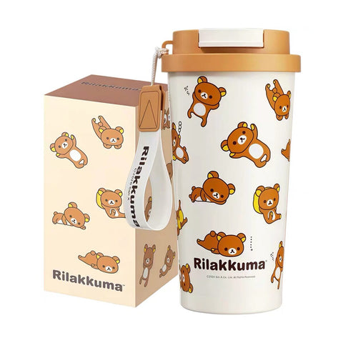 ［キャラグッズ］リラックマ 正規品 ボトル タンブラー 保温保冷 500ml【5NMJ6U】