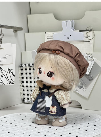 ［ぬい服］20cm 無属性 ぬいぐるみ用 お洋服【焦糖】