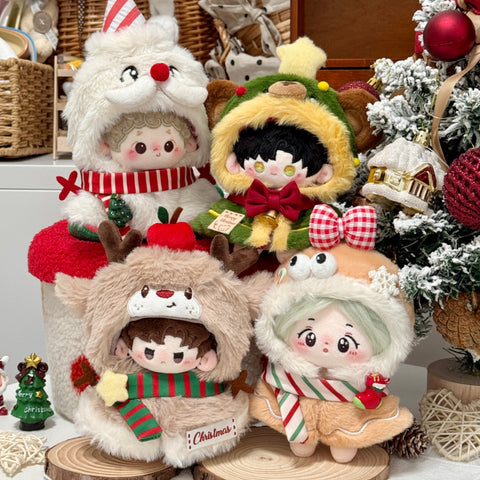 ［ぬい服］10/20cm 無属性 ぬいぐるみ用 お洋服【圣诞】