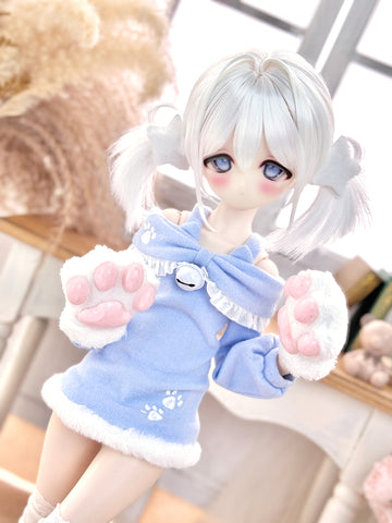 ［BJD服］1/6 1/4 ドール用 ワンピース【猫步】