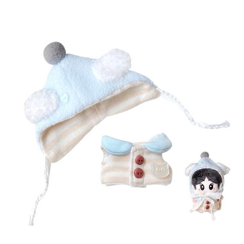 ［ぬい服］10cm 無属性 ぬいぐるみ用 お洋服【奶熊】