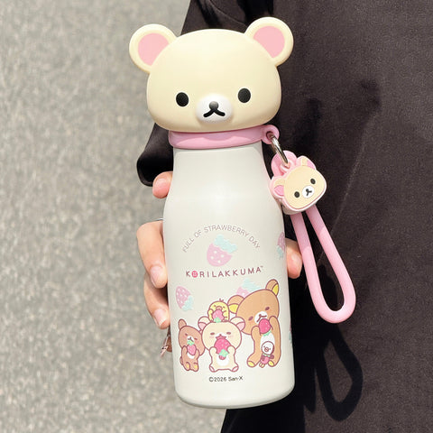 ［キャラグッズ］リラックマ 正規品 ボトル 500ml【1BB0L1】