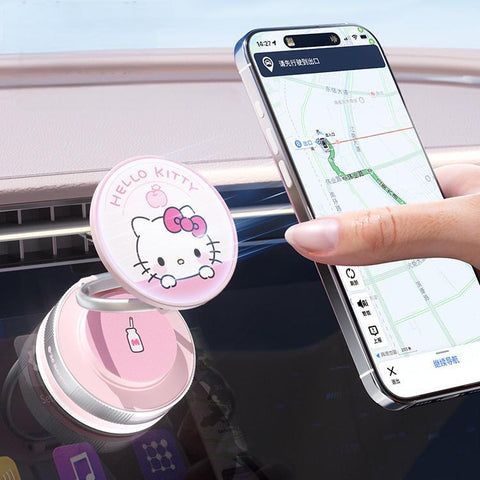[サンリオ］カー用品 車 マグネット スマホホルダー【BG4JYN】