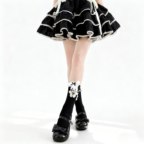 ［ファッション］マスコット クルー丈ソックス 靴下【ULYV7D】