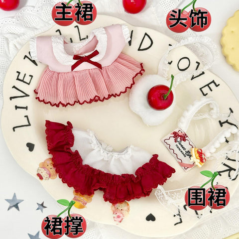 ［ぬい服］10cm 無属性 ぬいぐるみ用 お洋服【樱桃】