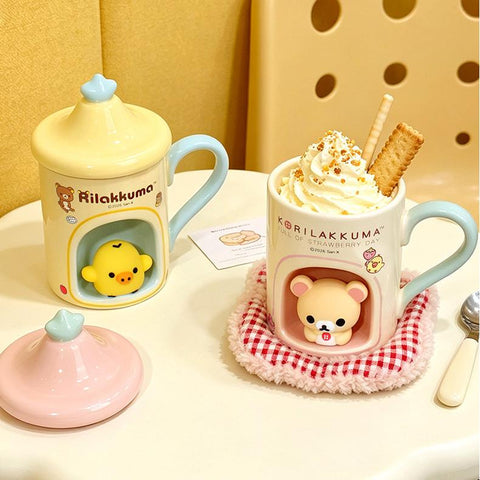 ［キャラグッズ］リラックマ 正規品 マグカップ 440ml【N15FU4】