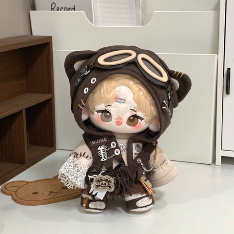 ［ぬい服］20cm 無属性 ぬいぐるみ用 お洋服【废土】