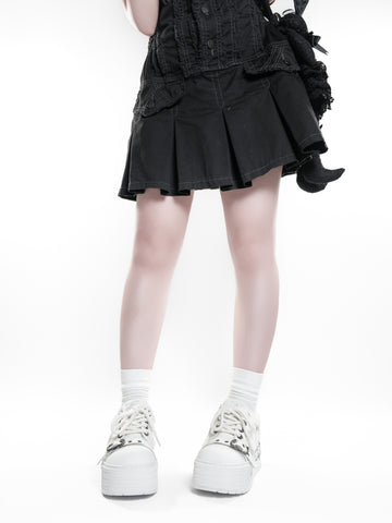 ［靴］厚底 スニーカーブーツ シューズ【dWQ9Qi】