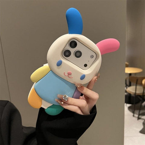 ［サンリオ］ウサハナ iPhone ケース 13 14 15 16 17【7H29XV】