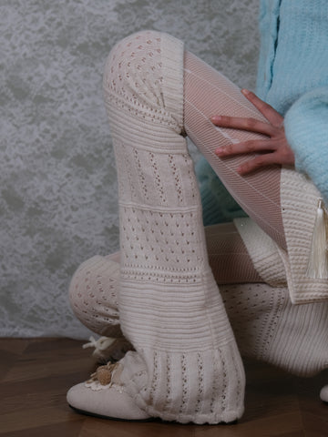 ［ファッション］ベルボトム レッグウォーマー 靴下【WQ98F4】