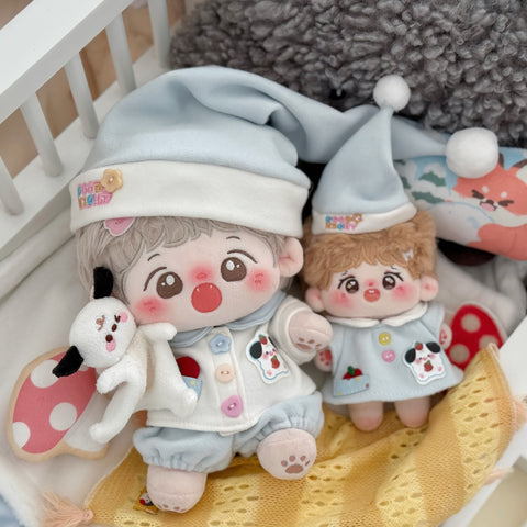 ［ぬい服］10/20cm 無属性 ぬいぐるみ用服【睡衣】