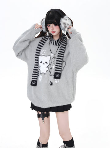 ［ファッション］ワックスクルーネックルーズトップス【HIJ79P】