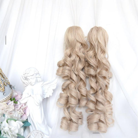 ［ウィッグ］ゴスロリ ツインテール 巻き髪【千层派】