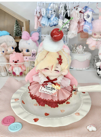 ［ぬい服］10cm 無属性 ぬいぐるみ用 お洋服【樱桃】