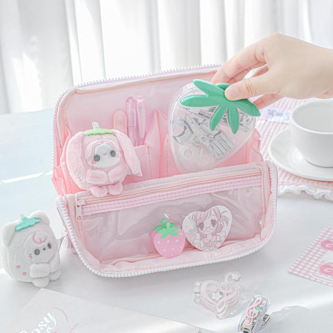 ［推し活グッズ］オリジナル 苺文房具セット【X6CV2Y】