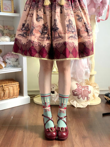 ［ファッション］ロリータ クルー丈ソックス 靴下【5ME0WJ】