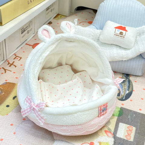 ［ぬい小物］10cm 無属性 ぬいぐるみ用 ベビーバスケット【摇篮】