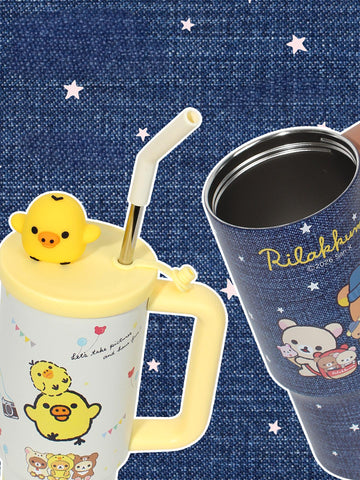 ［キャラグッズ］リラックマ 正規品 ボトル 保温保冷 970ml【KLIOLD】