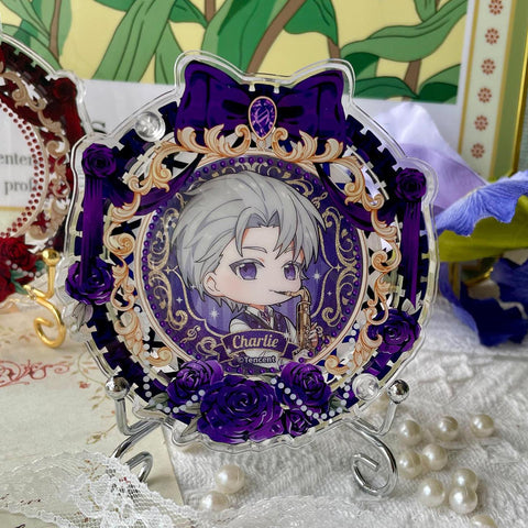 ［推し活グッズ］缶バッジアクリルフレーム 58～75mm【G340S3】