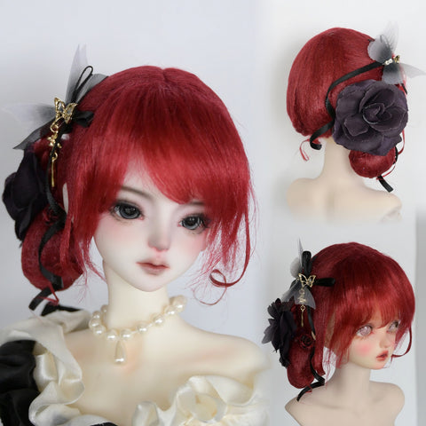 ［BJD小物］1/3 1/4 1/6 1/8 1/12 ドール用ウィッグ【0SSRCQ】
