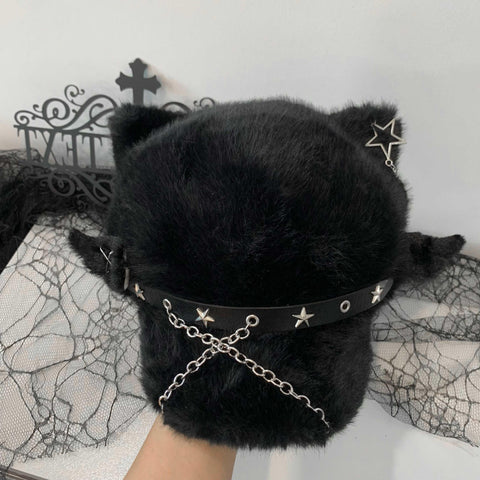 ［ファッション］猫耳 ファーハット【0QZ6GS】