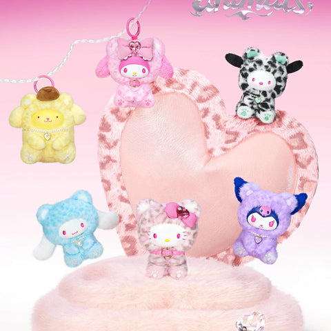 ［サンリオ］トレーディングぬいぐるみ 中身確認【豹纹】