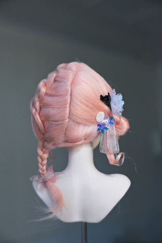 ［BJD小物］1/4 1/6 1/8 1/12 ドール用ウィッグ【9ACGEC】