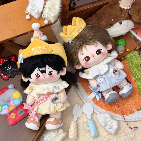 ［ぬい服］20cm 無属性 ぬいぐるみ用服【生日会】