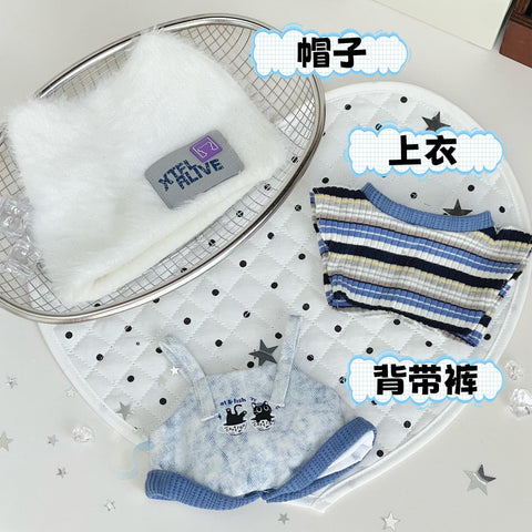 ［ぬい服］20cm 無属性 ぬいぐるみ用 お洋服【雪地】