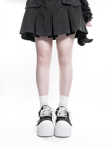 ［靴］厚底 スニーカーブーツ シューズ【dWQ9Qi】