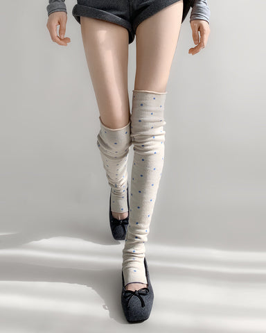 ［靴下］ドット オーバーニーソックス【6XANAC】