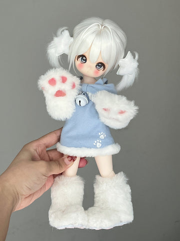 ［BJD服］1/6 1/4 ドール用 ワンピース【猫步】