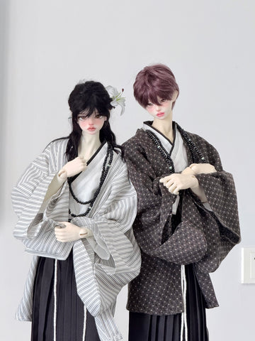 ［BJD服］70cm 1/4 ドール用 衣装セット【寂百合】