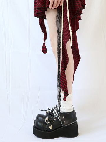 ［靴］ダークパンク フラットフォームブーツ【9PY5FS】