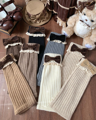 ［ファッション］ロリータ ニットレッグウォーマー 靴下【T9IAEJ】