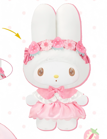 ［サンリオ］マイメロディ トレーディングぬいぐるみ 中身確認【甜梦】