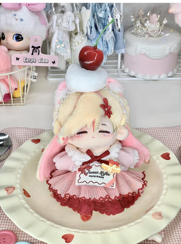 ［ぬい服］10cm 無属性 ぬいぐるみ用 お洋服【樱桃】