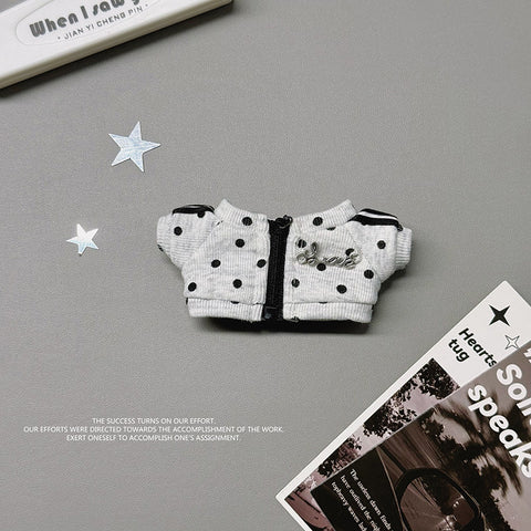 ［ぬい服］10cm 無属性 ぬいぐるみ用 お洋服【波点】