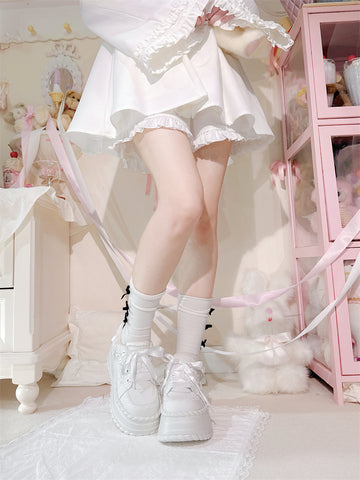 ［靴］地雷系 厚底 スニーカー シューズ【ai3S4h】