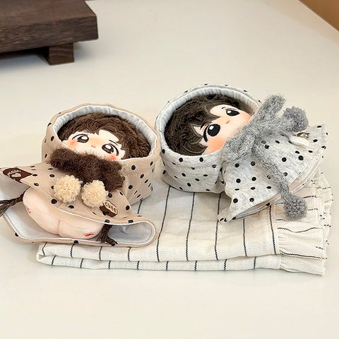 ［ぬい服］10cm 無属性 ぬいぐるみ用 お洋服【波点】