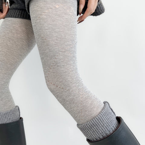 ［靴下］綿混タイツ【G96WRD】