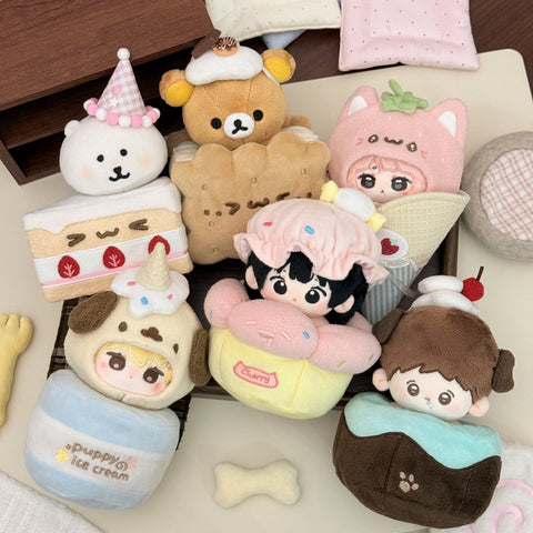 ［ぬい服］10cm 無属性 ぬいぐるみ用 お洋服【甜品】