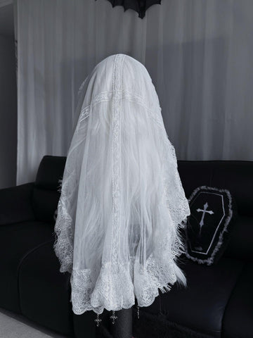 ［ファッション］ゴシック ブライダルベール【CE3KT8】