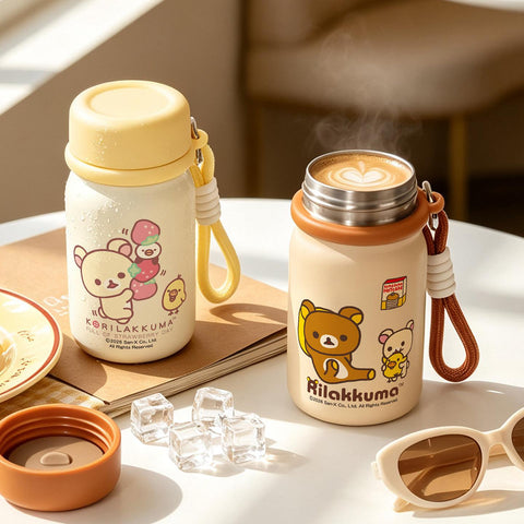 ［キャラグッズ］リラックマ 正規品 ボトル 保温保冷 250ml【K91V9D】